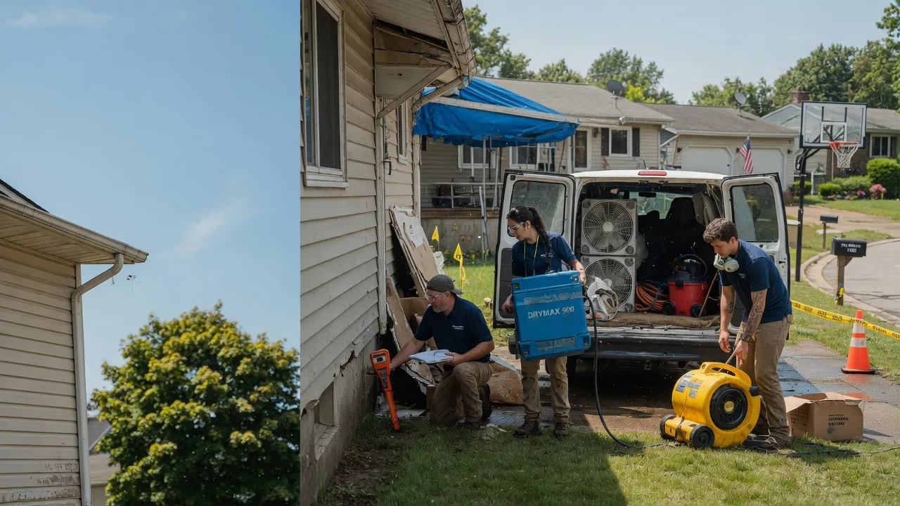 Ceiling Leak Cleanup in Medina, NY near me